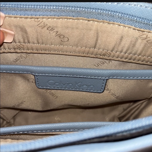 Original Baby Blue Calvin Klein Hand Bag with Strap - Picture 3 of 3